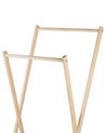 Wooden Clothes Rack Light Wood DENVER_935393