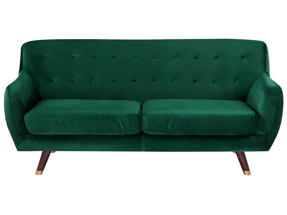 Sofa 3 Seater BODO Velvet Emerald Green