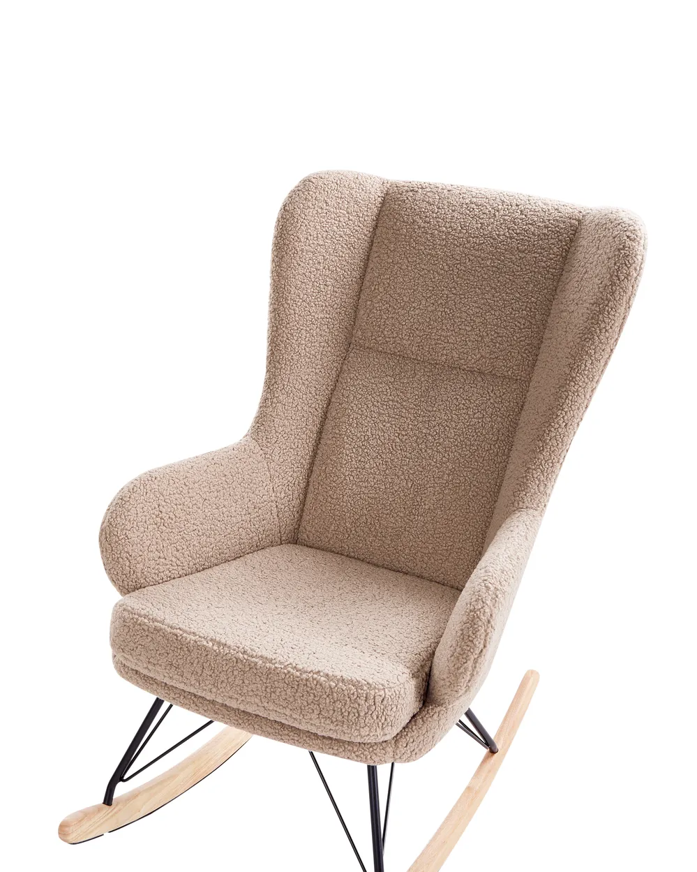 Rocking Chair LUOMA Boucle Beige_974621