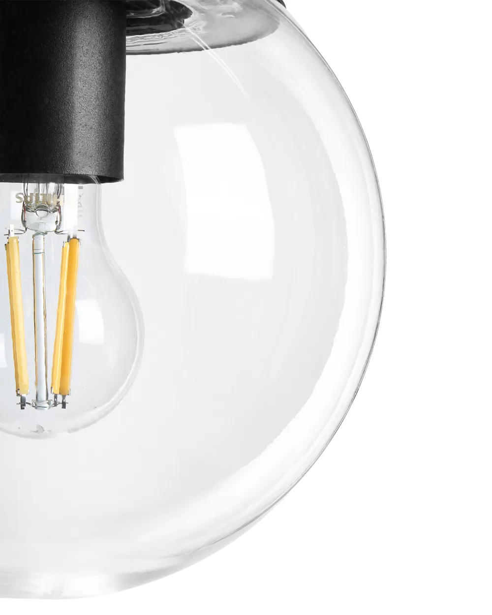 Lampada a sospensione da esterno BLEES Metallo Nero_1108520