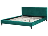 Bed Velvet FITOU 180 x 200 cm (EU Super King) Dark Green_710095
