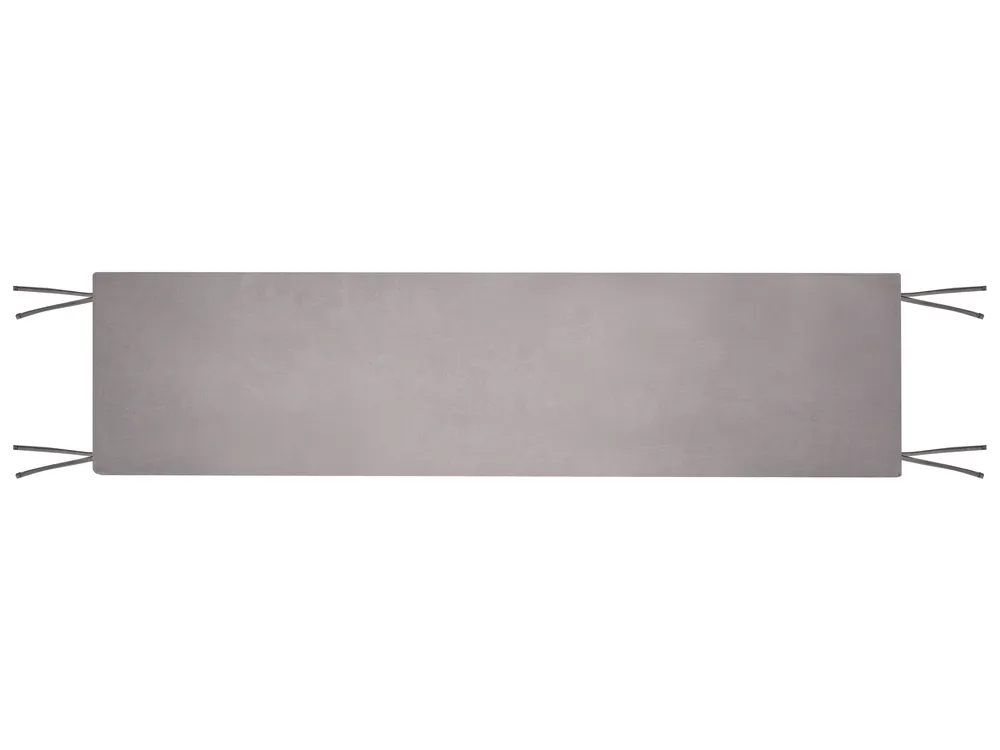 Bench Seat Pad Cushion MONSANO 168 x 35 cm Grey_1133492