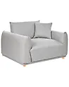 Armchair JUBEK Fabric Light Grey