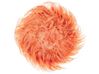 Wanddekoration Federn korallenrot ⌀ 40 cm JUJU_723376