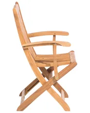 Set of 2 Garden Chairs MAUI Acacia Wood Light Brown_722059