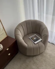 Armchair MALUNG Velvet Beige_995073