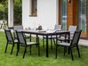 Extending Aluminium Garden Dining Table 198/248 x 90 cm Grey TOFANE_928695