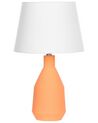 Bordlampe i keramikk oransje LAMBRE_878590