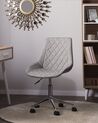 Kancelářská židle z eko kůže šedá MARIBEL_716498