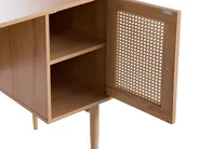 Biurko RATANA 130 cm 50 cm Jasnobrązowy_1046850