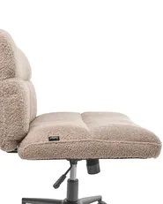 Sedia da scrivania CATLIN Bouclé Beige_1009960
