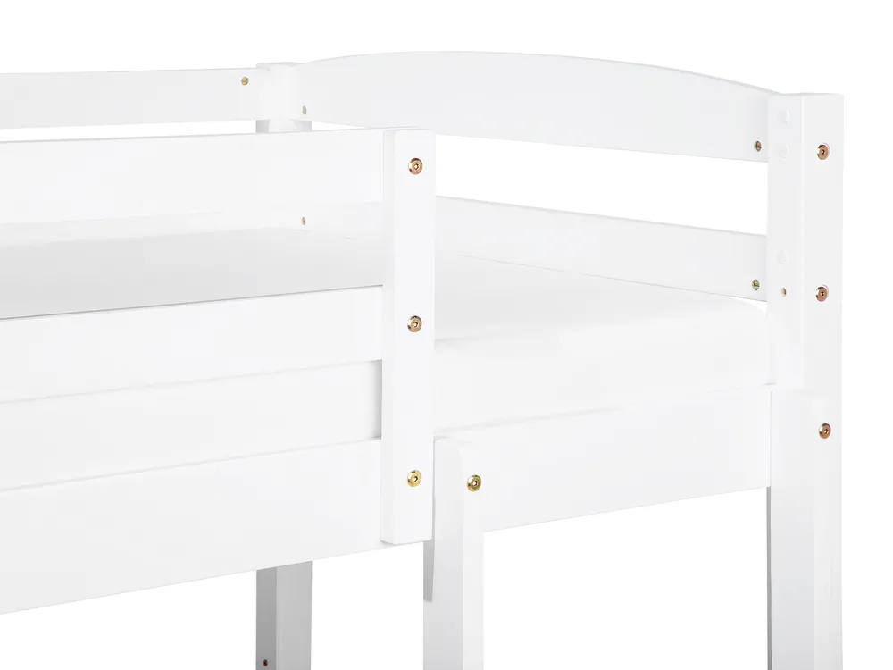 Bunk Bed with Drawers REGAT Pine Wood White 90 x 200 cm (EU Single)_797154