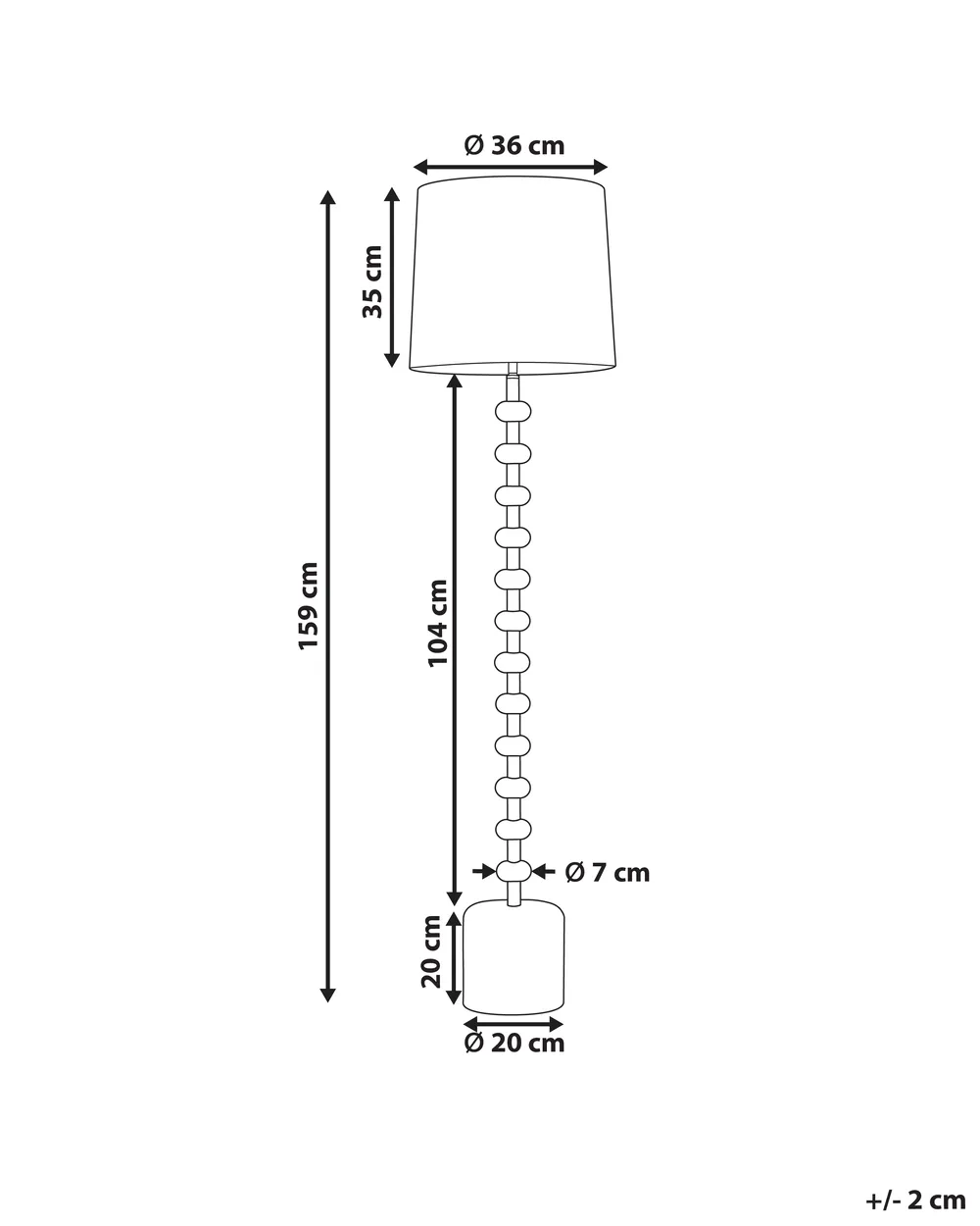 Floor Lamp KRIOS Metal White_897221
