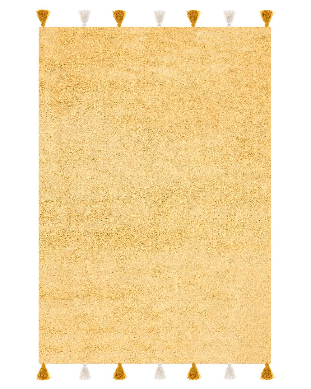 Kids Rug KODINHI  Yellow 140 x 200 cm Cotton
