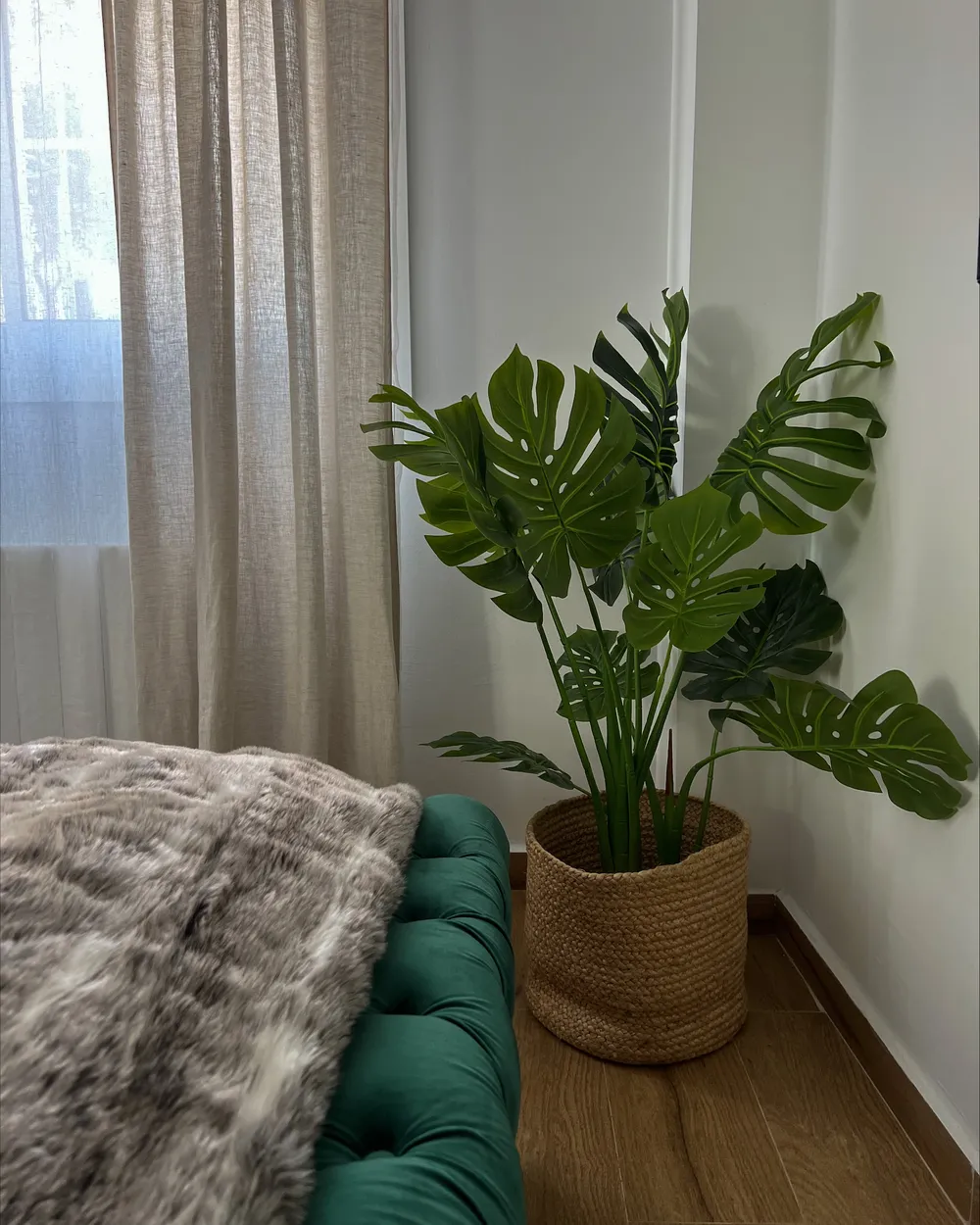 Sztuczna roślina MONSTERA PLANT 113 cm Zielony_867857