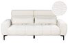 3 Seater Boucle Sofa White VEGAMO_925353