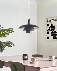 Lampadario HILBA Metallo Nero_987694