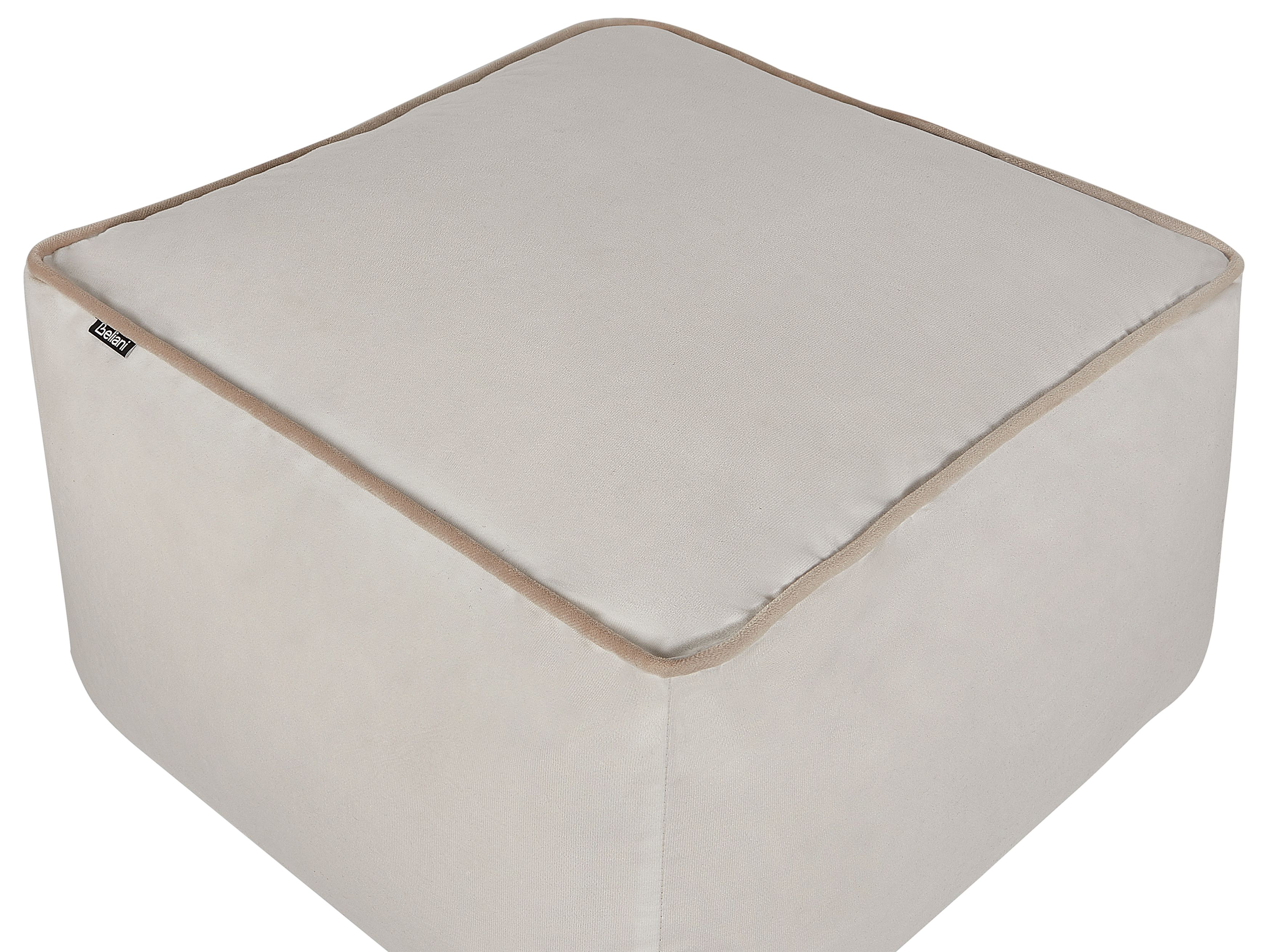Rahi sametti vaalea beige 50 x 50 cm DAREYN | Beliani.fi