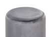 Pouf in velluto grigio BRIGITTE_782037