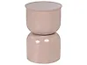 Side Table LETTA Metal Light Beige