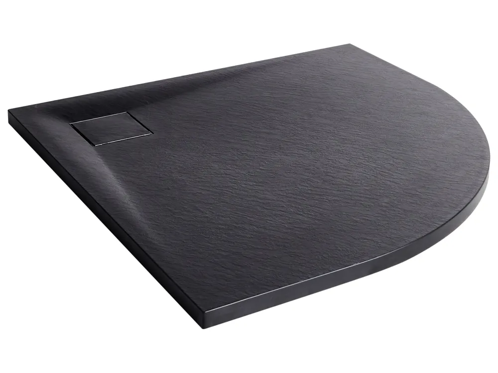 Brodzik prysznicowy PARON 80 x 80 x 3 cm Czarny_968644