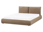 Waterbed Boucle VINAY 160 x 200 cm (EU King Size) Brown_969431