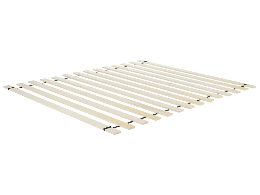 Bed Rattan BOUSSICOURT 160 x 200 cm (EU King Size) Light Brown_1011638