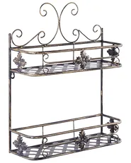 Wall Shelf MARAYES Metal Black_827905