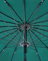 Parasol de jardin ⌀ 2.55 m vert émeraude BAIA_829168