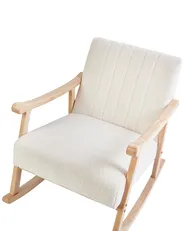 Rocking Chair LEKNES Boucle Off-White_967402