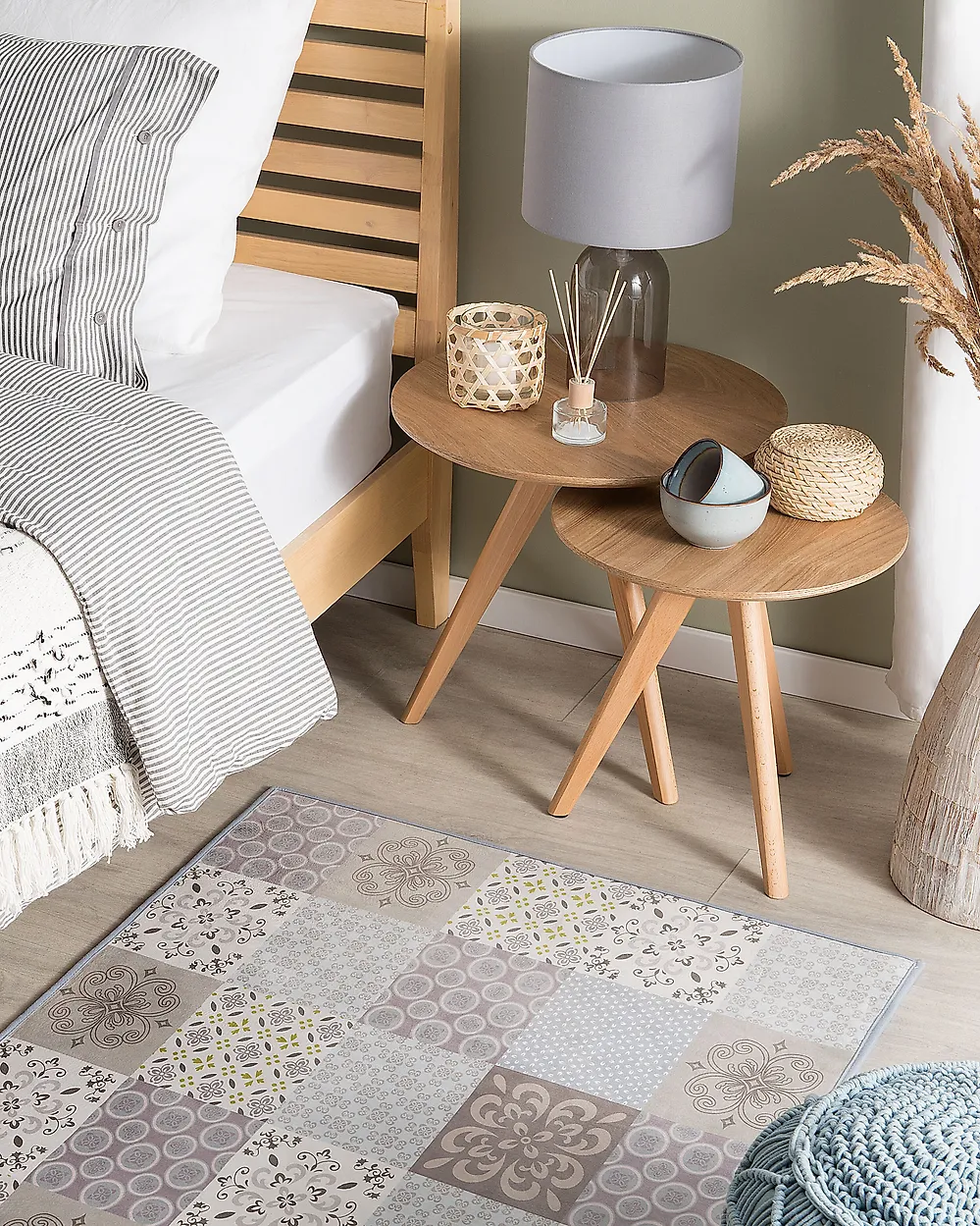 Tapis INKAYA Gris 80 x 150 cm_1182912