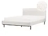 Bed Boucle CORIO 140 x 200 cm (EU Double) Off-White