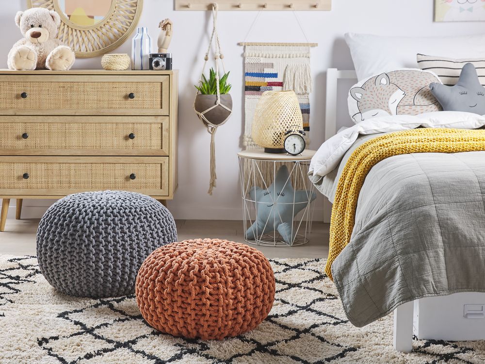 Pouffe CONRAD Cotton Copper