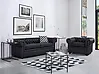 Sofa 3 Seater CHESTERFIELD Leather Black