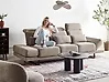 Sofa dla 3 osób IKAST Beżowoszary