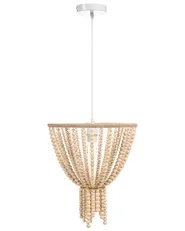 Chandelier PUSWELI Wood Light Brown_1003621