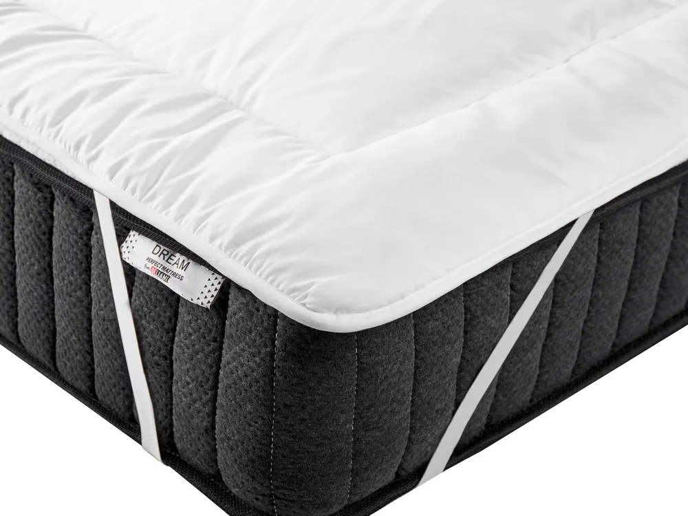 TOPPER ROSEN ALGODÓN BLANCO LISO AME PLUMA KING 180 X 200 CM