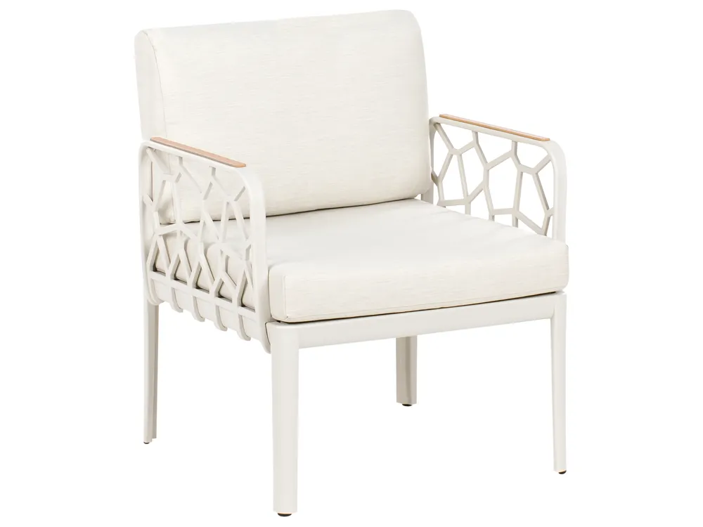 Garden Sofa Set 4 Seater ERICHE Light Beige_978005