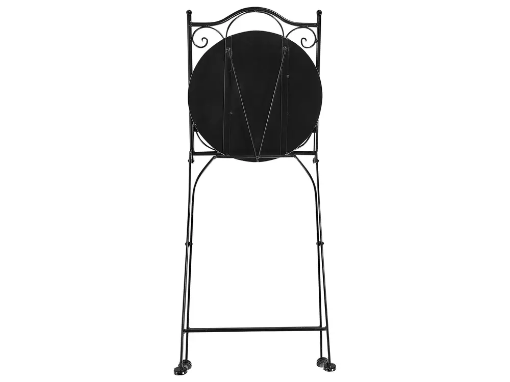 Set bistrot Pieghevole CIGLIANO Metallo Nero_919877