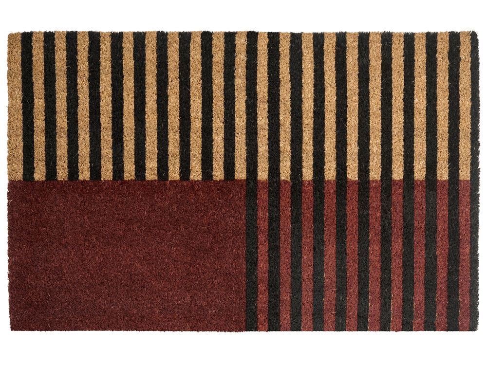 Dørmåtte TUKSUK Brun/beige 50 x 80 cm Kokos