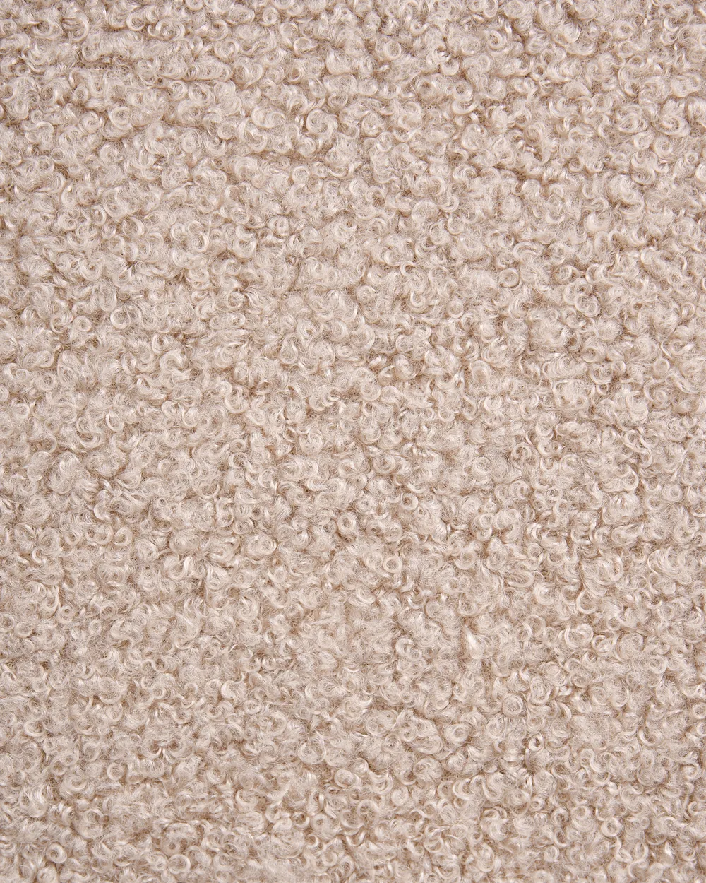 Sedia da scrivania ARDELLE Bouclé Beige_1083888