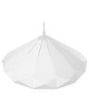 Metal Pendant Lamp White NEVOLA_762840