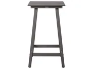 Garden Bar Table ADIRONDACK 60 cm 59 cm Synthetic Material Dark Grey_938510