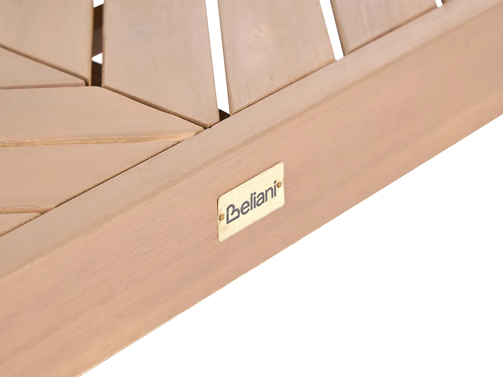 Garden Coffee Table RIVELLO 68 cm 123 cm Acacia Wood Light Brown_1155849