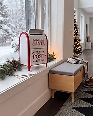 Mikulás postaláda VETELI 40 cm Fehér_1185438