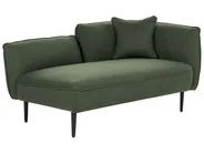 Right-Hand Chaise Longue CHEVANNES Boucle Dark Green_858668