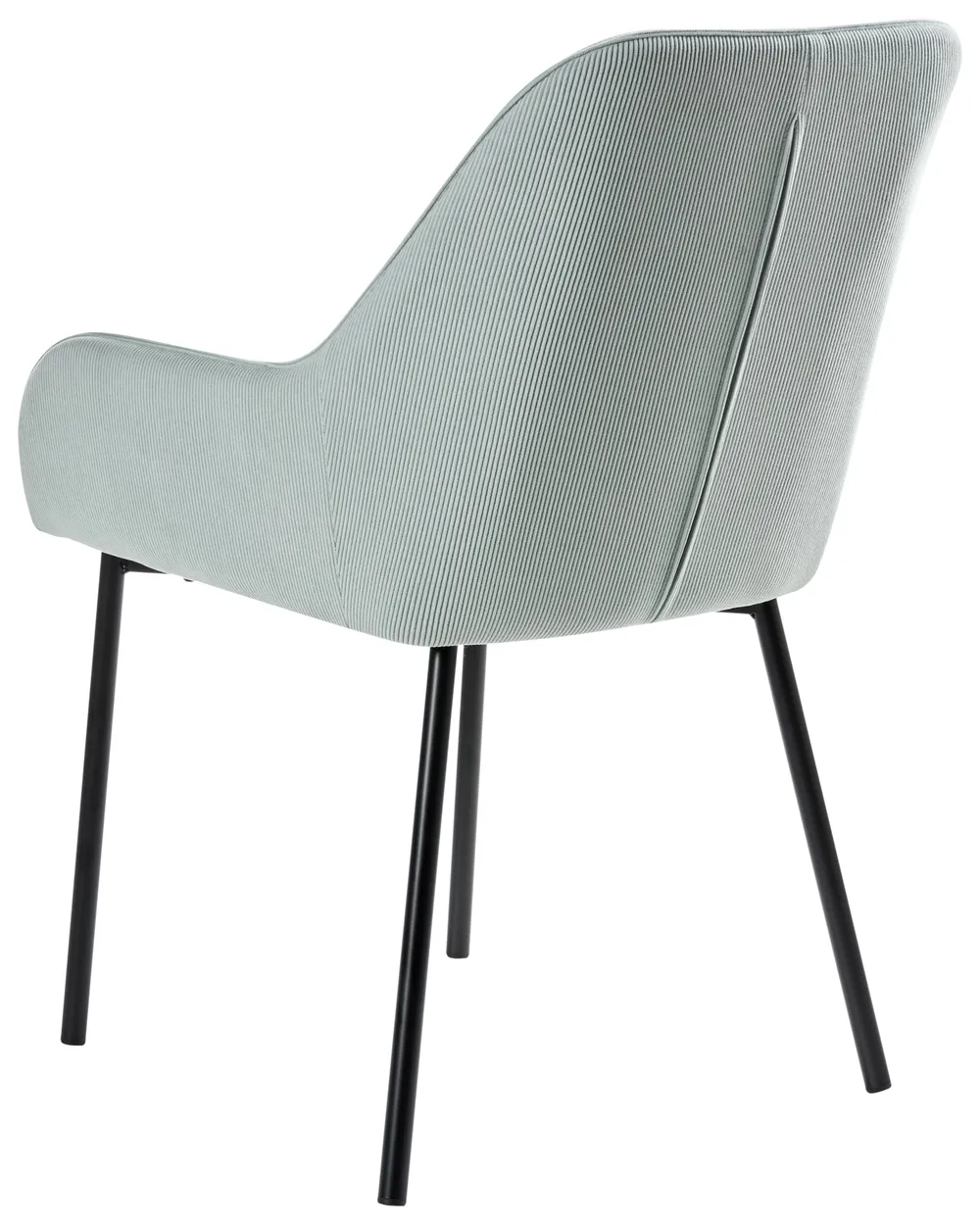 Set of 2 Dining Chairs LOVERNA Corduroy Mint Green_1083096