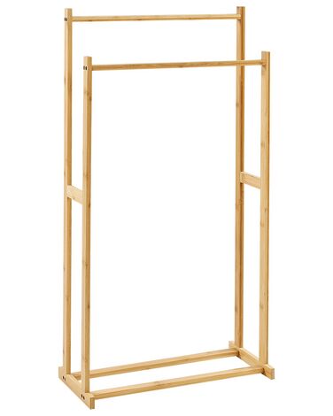 Porte-serviettes en bois de bambou clair 45 x 84 cm HOBOKEN