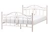 Bed Metal ANTLIA 160 x 200 cm (EU King Size) Light Beige