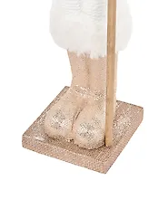 Zestaw 2 figurek dekoracyjnych ALANIEMI 52/79 cm Dziadek do orzechów Beżowy_1156644